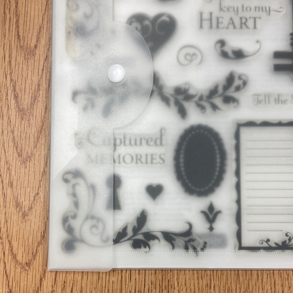 Close to my Heart Acrylic Stamp Set with Key to My Heart/Captured Memories Theme - Picture 8 of 13